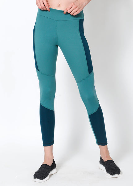 Buy High Rise Printed Active Tights in Mint Green with Side Pocket Online  India, Best Prices, COD - Clovia - AB0042D03