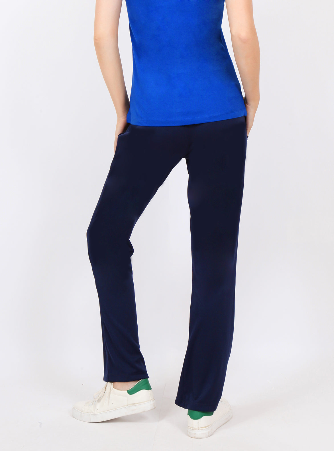 NAVY BLUE BELL BOTTOM PANTS FOR WOMEN at Rs 249, Surat